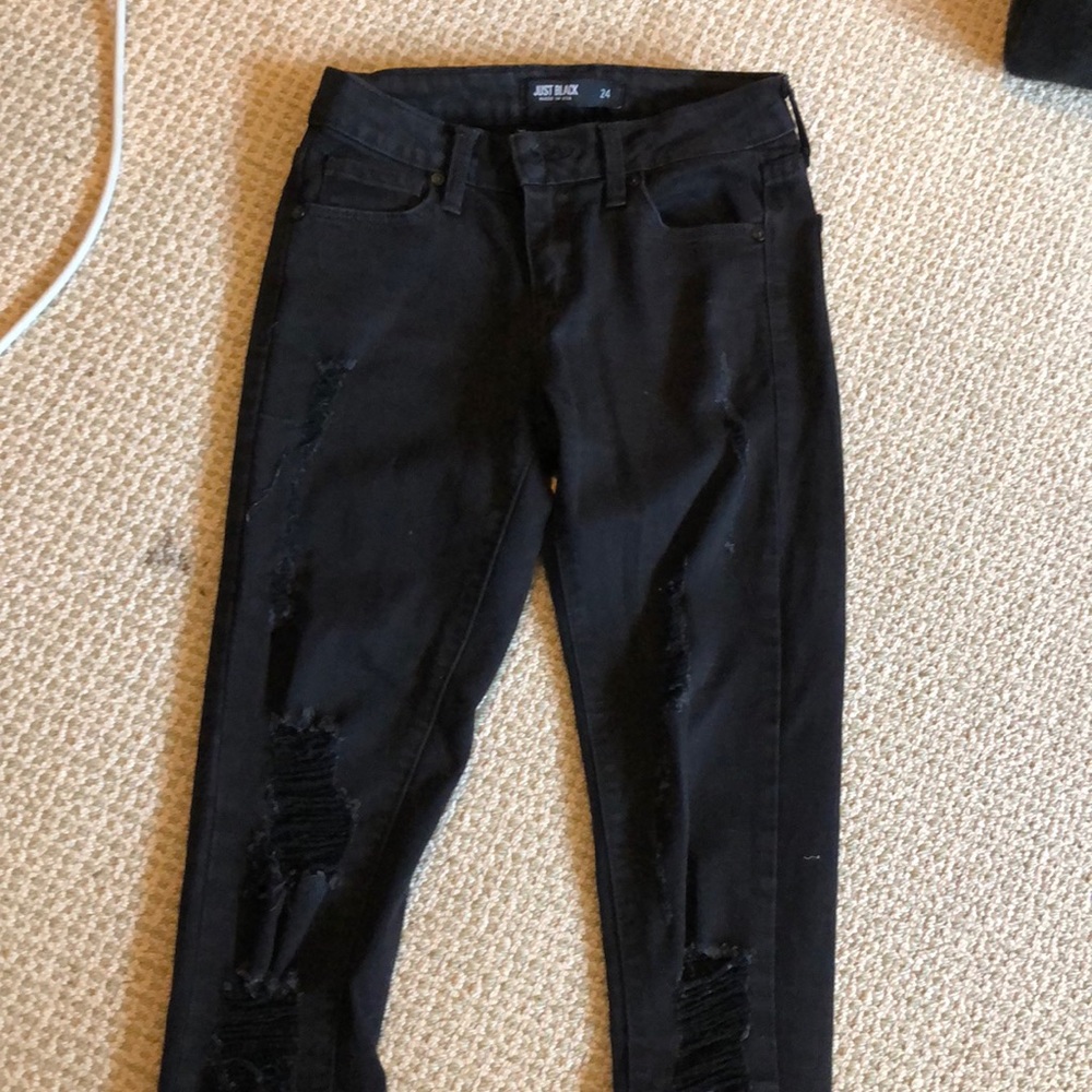 Just black jeans